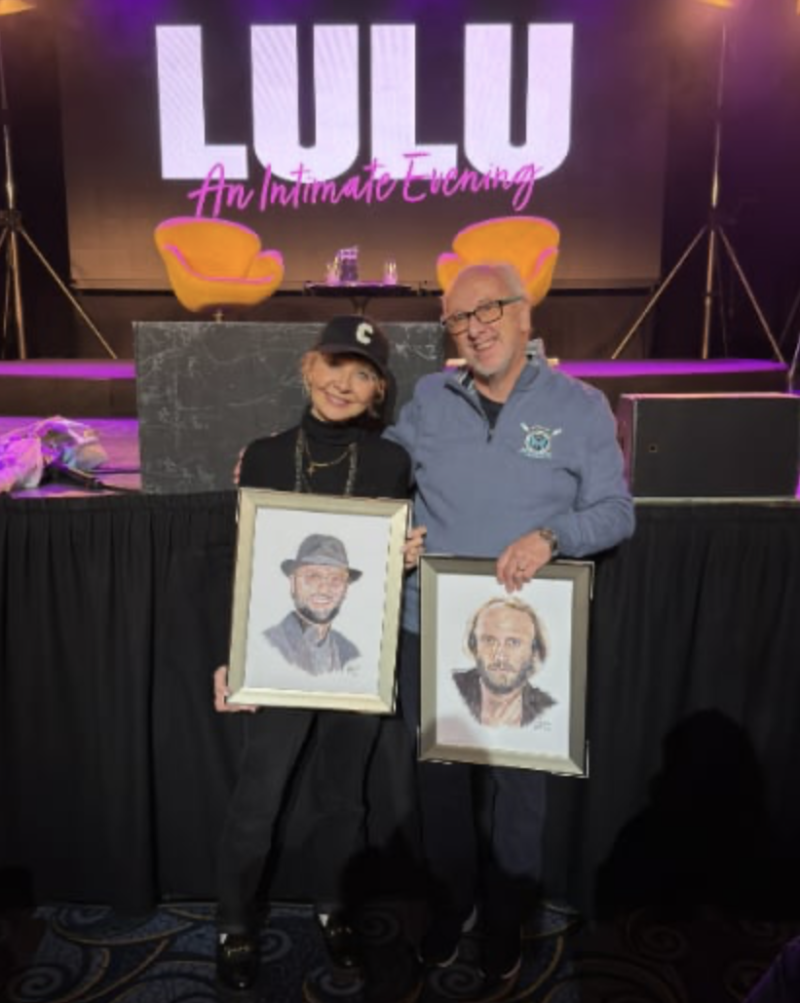 Lulu joins Paignton artist&rsquo;s growing line-up of music legends