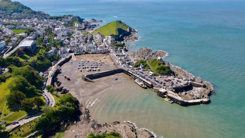 Ilfracombe drone shot