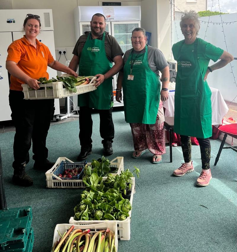 Bideford Food bank staff 3