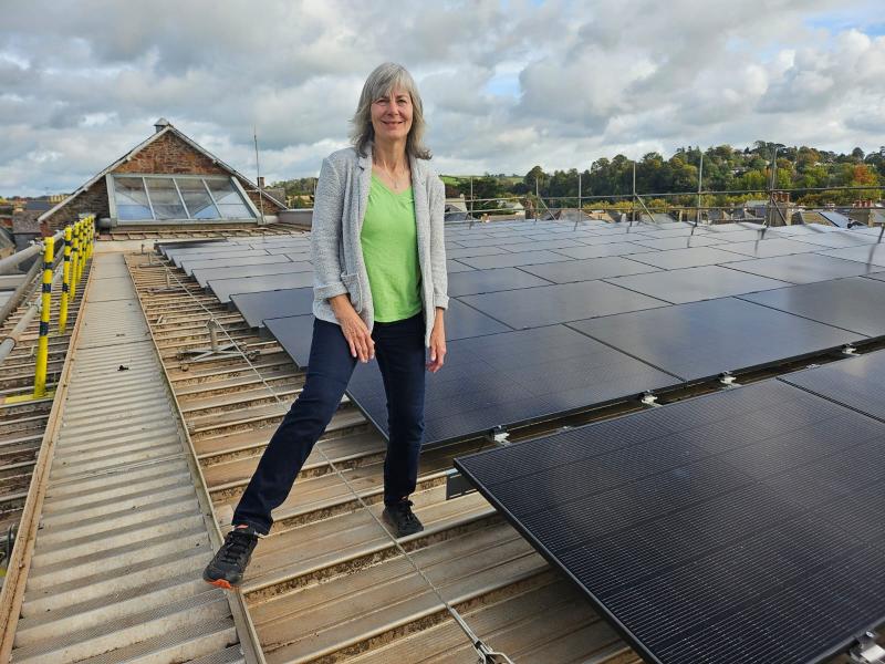Totnes Library roof goes solar as The Mansion celebrates community-funded installation