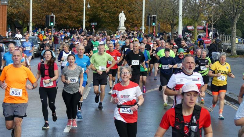 Running in Bideford. Pic from Graham Hobbs