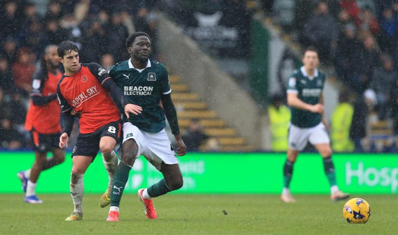 Argyle beating Luton on Saturday. Pic from PPAUK