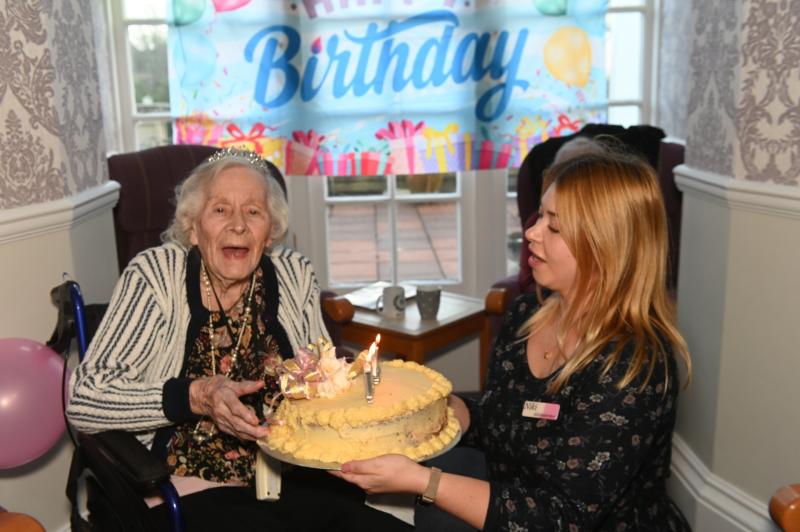 North Devon woman dances through decades to celebrate 104th birthday