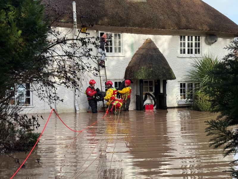 Swift water rescue teams were deployed during widespread flooding in January (Image- NDSART)