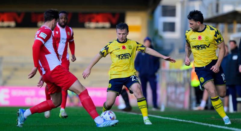 United v Hornchurch in November. Pic from PPAUK