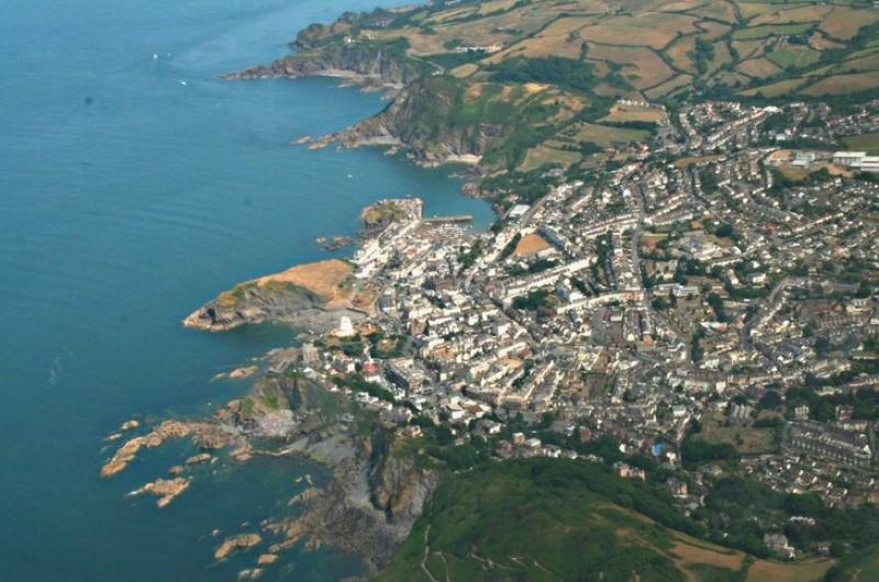 Ilfracombe aerial credit Chris-Geograph