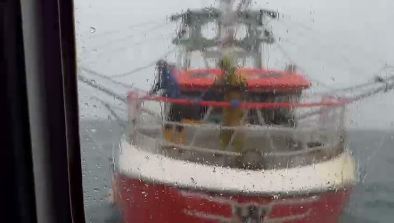 Torbay RNLI 's ALB arriving at the Our Amelie Dolcie's location Pic RNLI Klaus Goddard