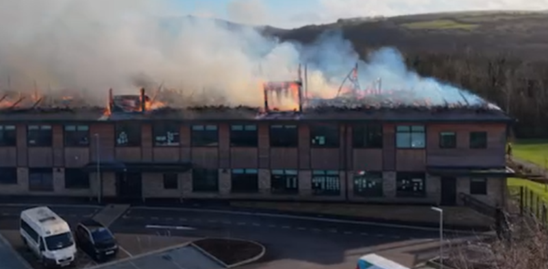Crews remain at Okehampton school as site closed &lsquo;for immediate future&rsquo;