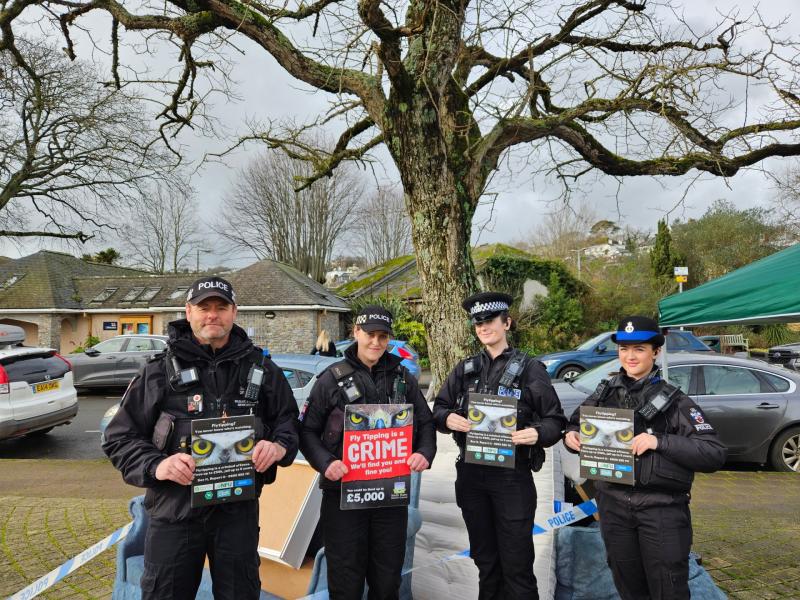 Fly-tipping in Exeter and Devon soars as Police step up enforcement