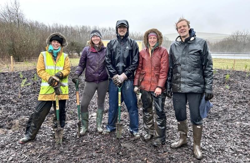 First 'tiny forest' planted on Devon's major road network