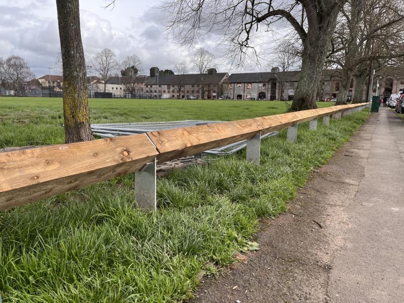 Fortifications at Osborne Park, Newton Abbot (Image courtesy: Guy Henderson)