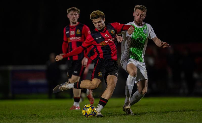 Tavistock shared the points with Mousehole in the mid-week clash (Image- Dave Crawford)