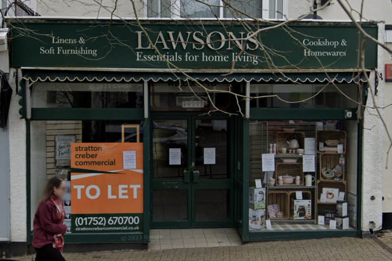 Lawsons in Ivybridge pictured in March 2023 (Image- Google Maps)