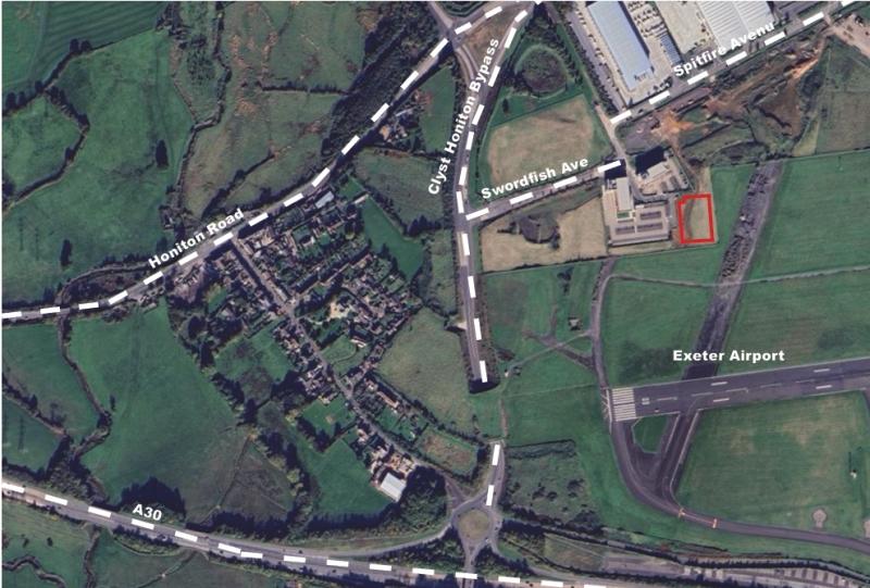 An aerial view of the proposed location for 14 commercial units at the Skypark (Image courtesy: Grainge Architects