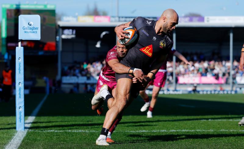 Exeter Chiefs v Sale Sharks. Pic from PPAUK