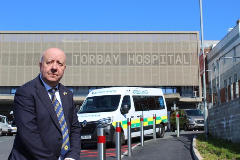 Torbay MP Steve Darling voices concerns over war impact and local health services