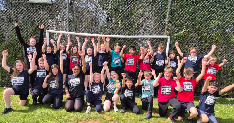 Three cheers from the Lift Barton Hill children 