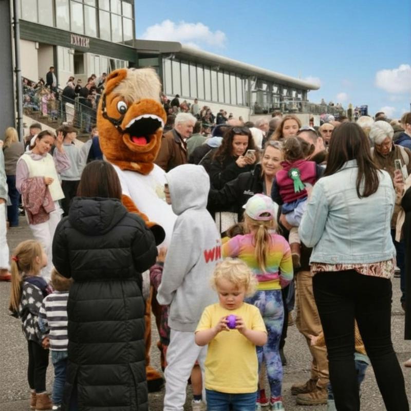 Easter family raceday returns to Exeter with free entry for kids (Image- Exeter Racecourse)