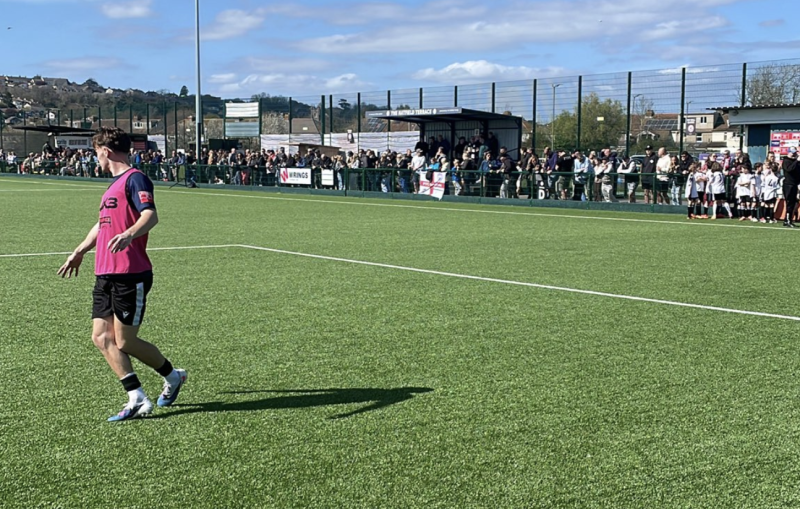 Tavistock struggle to contain attacking display at Portishead (Image: Michael Johnson)