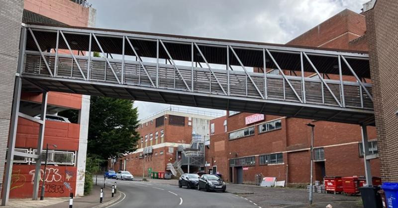 The King William Street footbridge is due to be closed for maintenance