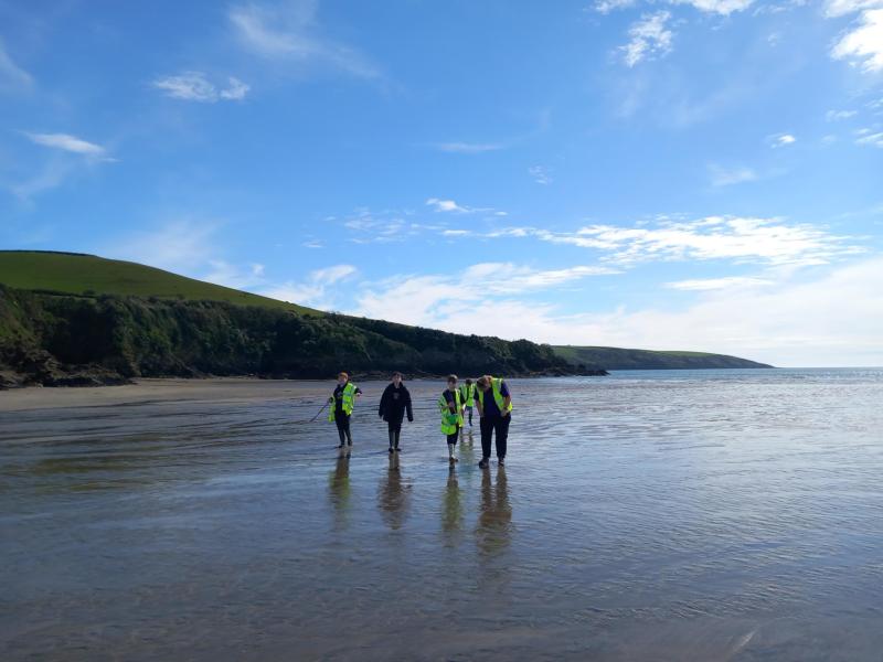 Children from The Promise School enjoying the sea and sunshine