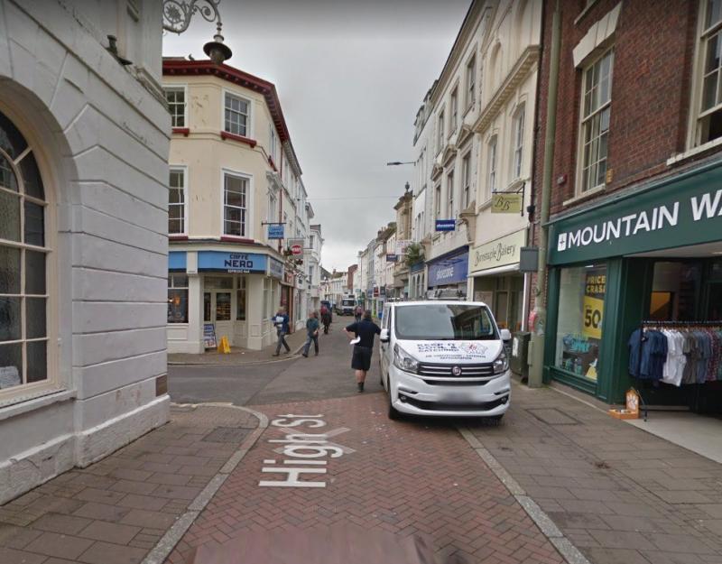 Barnstaple high street credit Google