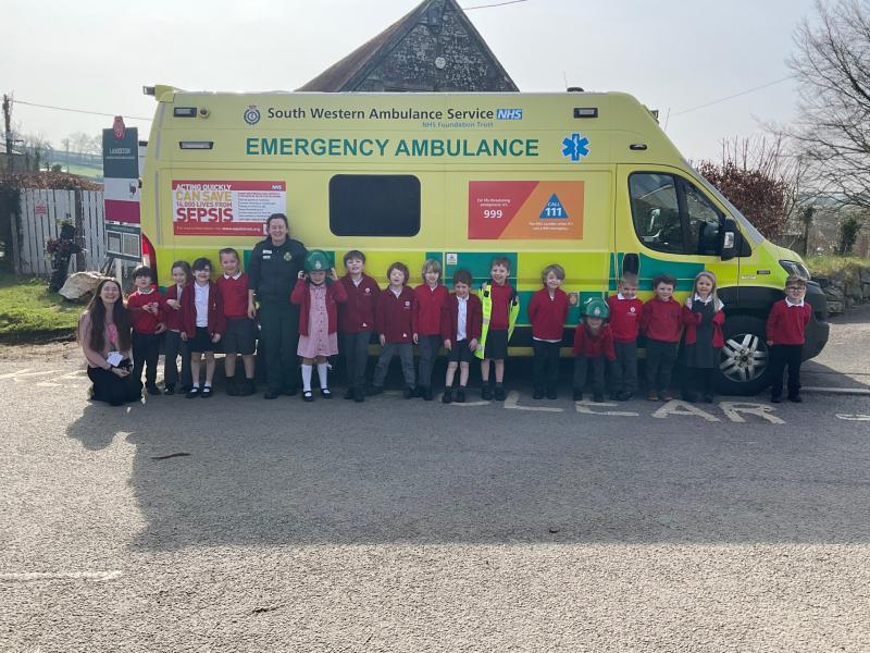 Lamerton school programme brings careers to life with visits from healthcare workers and farmers