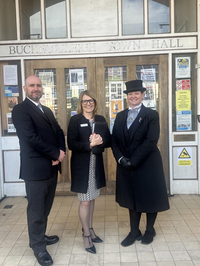 New town hall venue in Buckfastleigh allows funeral services to be tailored with music, layout and personal touches