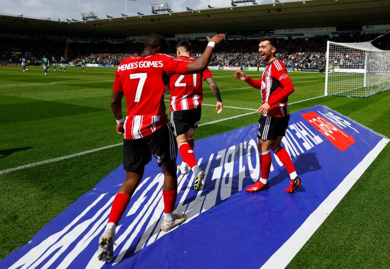 Exeter City enjoying their day at Home Park. Pic from PPAUK