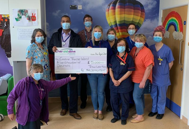 Children's ward awarded &pound;5k for portable multisensory equipment