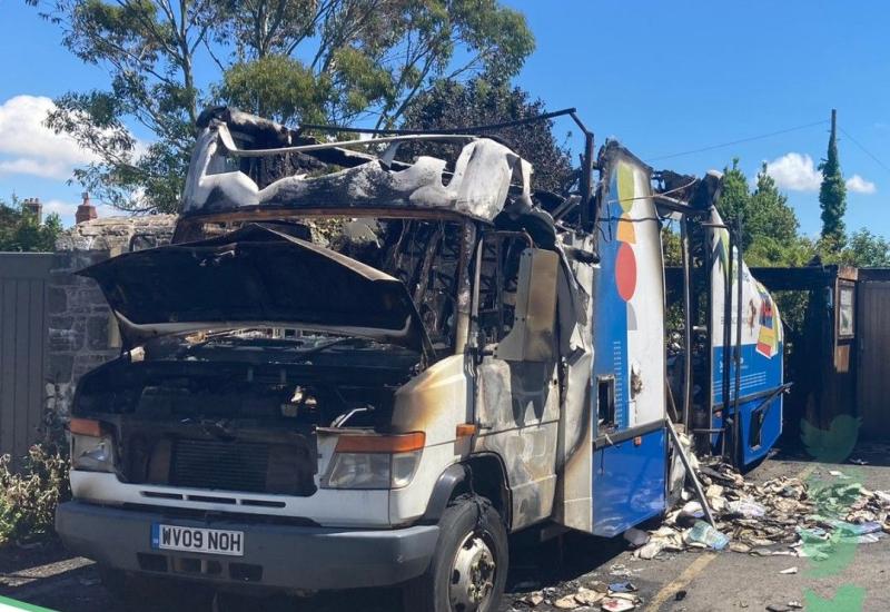 'Out of hours' fire destroys Torrington Mobile Library van