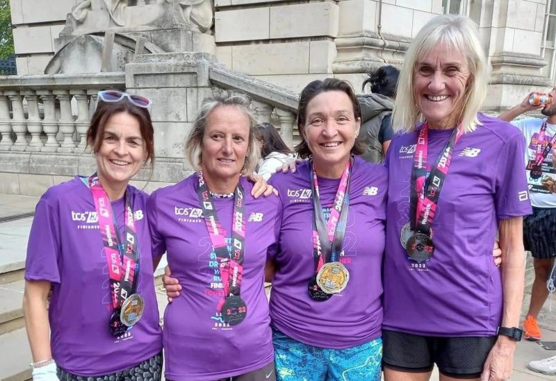 Bideford runners in the London Marathon