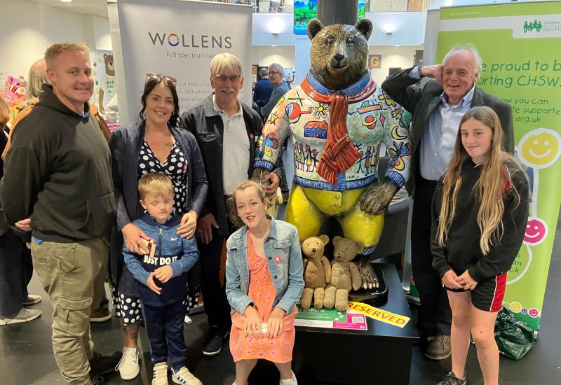 Charity reveals Bear Hunt sculptures at exhibition in North Devon