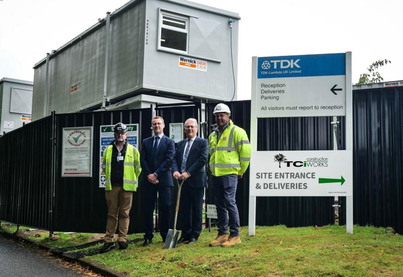 Redevelopment begins at TDK-Lambda in Ilfracombe