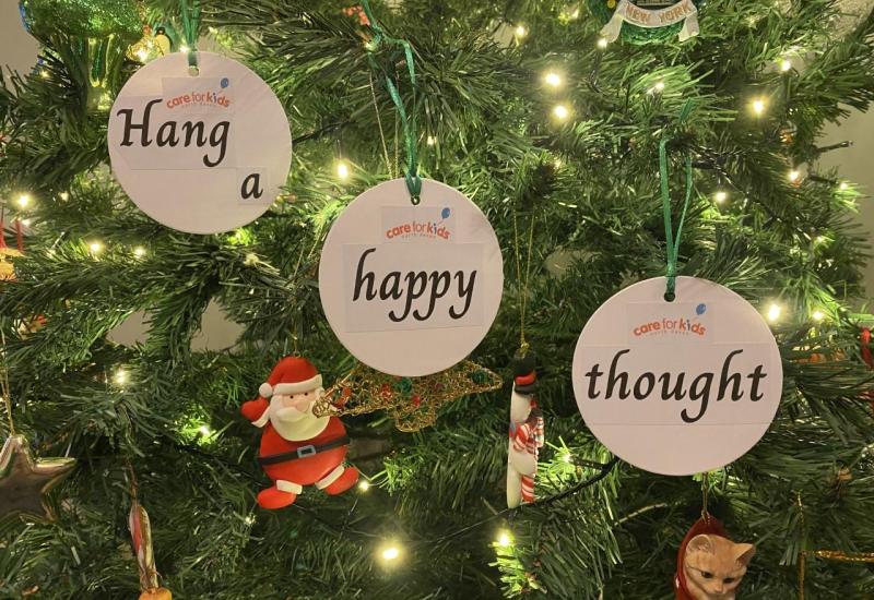 ‘Hang a happy thought’ on the children’s ward Christmas tree