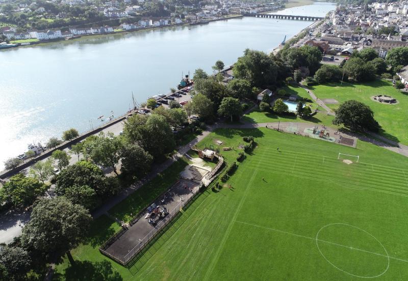 Victoria Park in Bideford - Credit: TDC