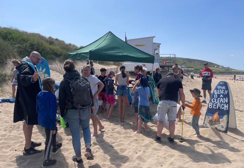 Clean Devon takes action against beach litter in North Devon