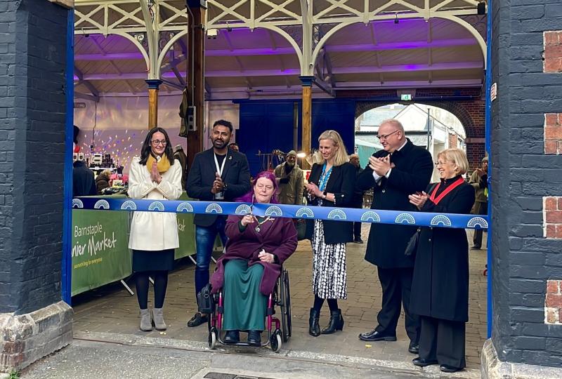 ndg Barnstaple Pannier market opening