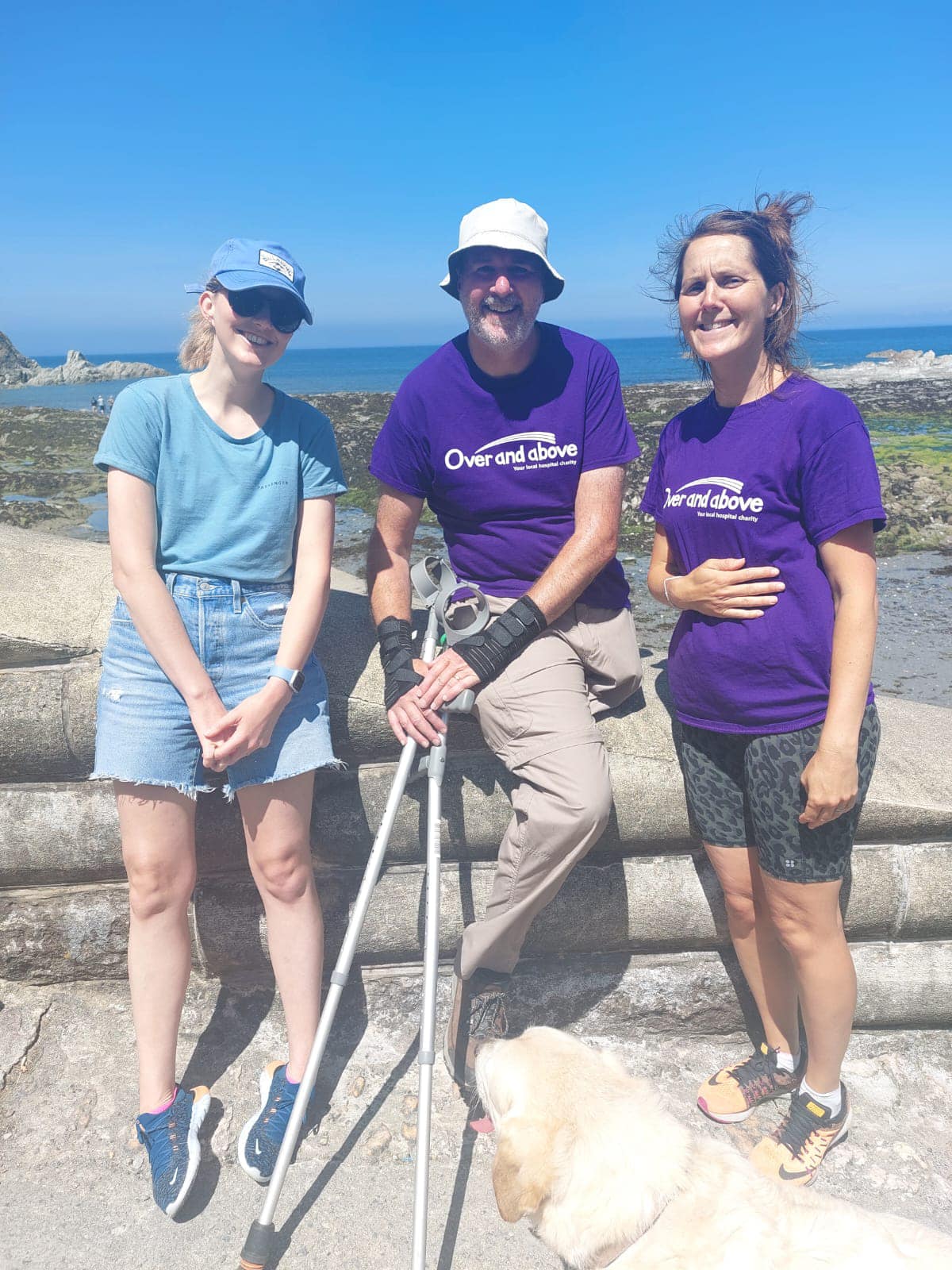Richard Barnes completes his Ilfracombe to Lee walk on Saturday - Credit: Richard Barnes