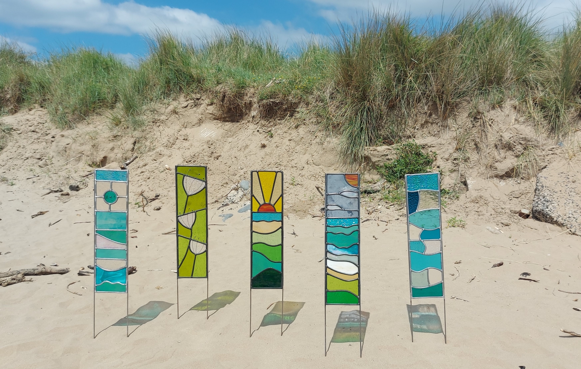 Glass Garden Panels by Gigha Klinkenborg