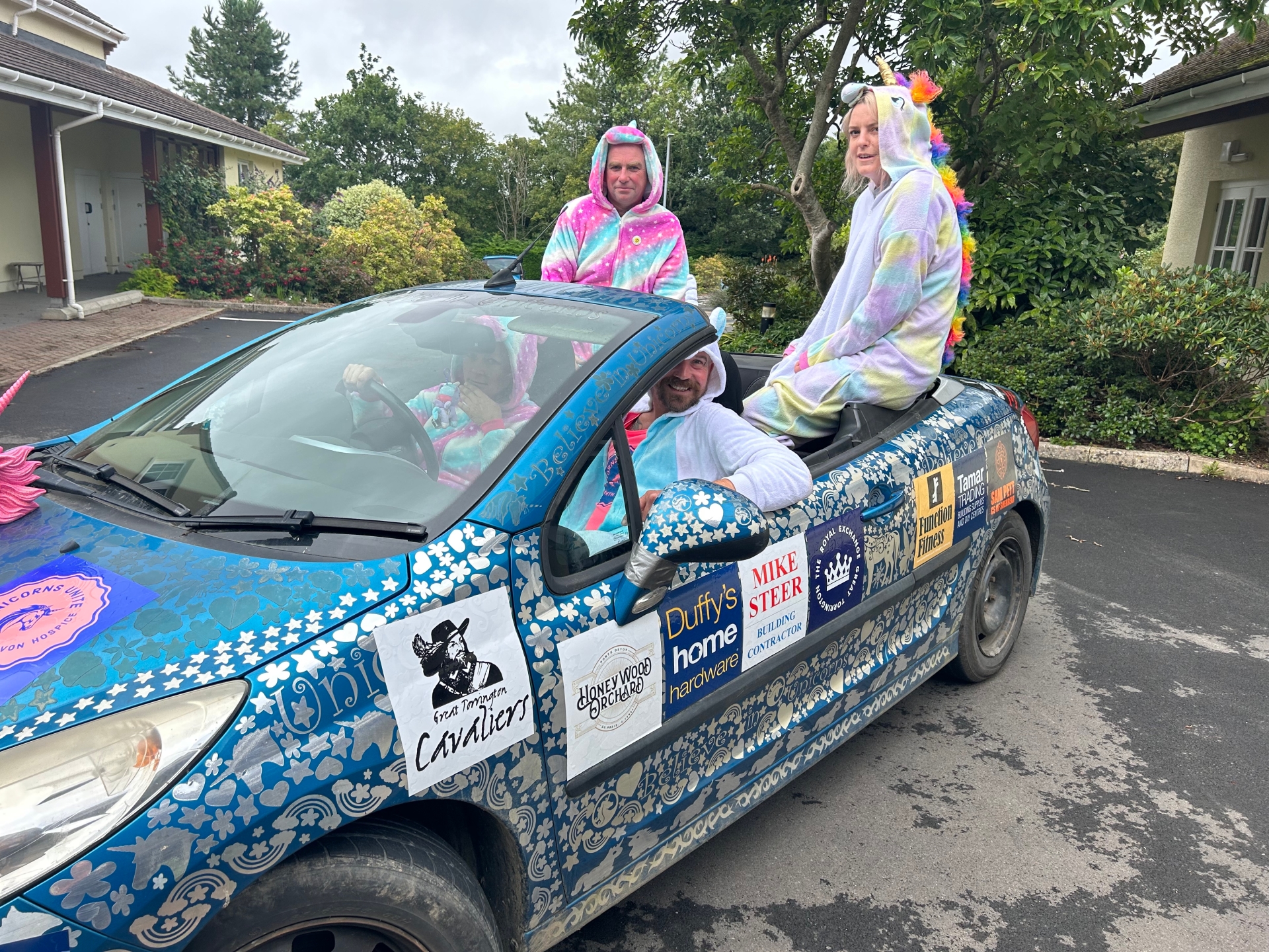 Unicorns Unite: Damian Stacey, Mia Goswell Casey, Niki Golder and Jason Golder - Credit: NDH