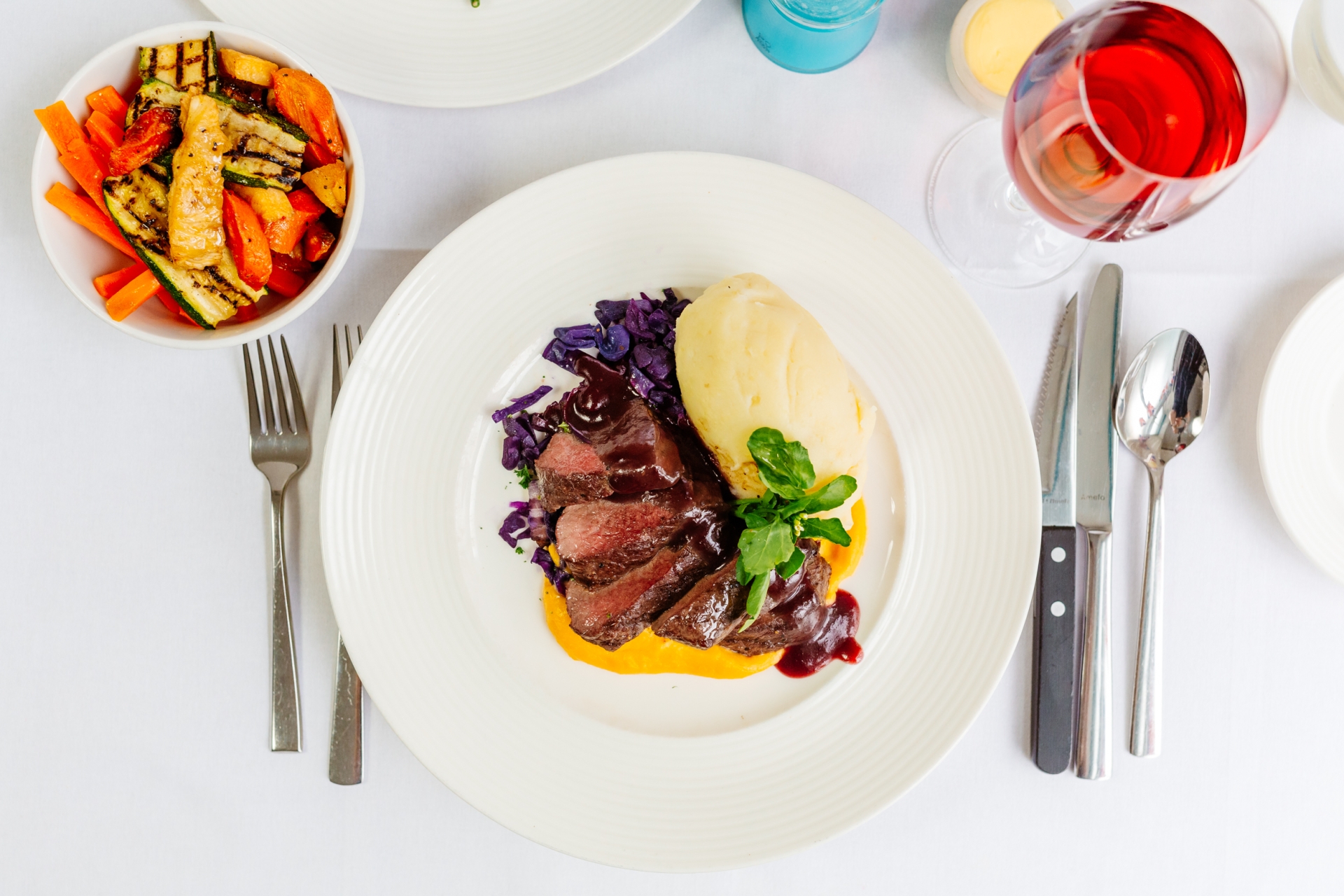 The Exmoor beef served at the Carlton Hotel’s Brasserie is sourced from the Exmoor Beef Project led by farmer Chris Lerwill - Credit: Becky Craven