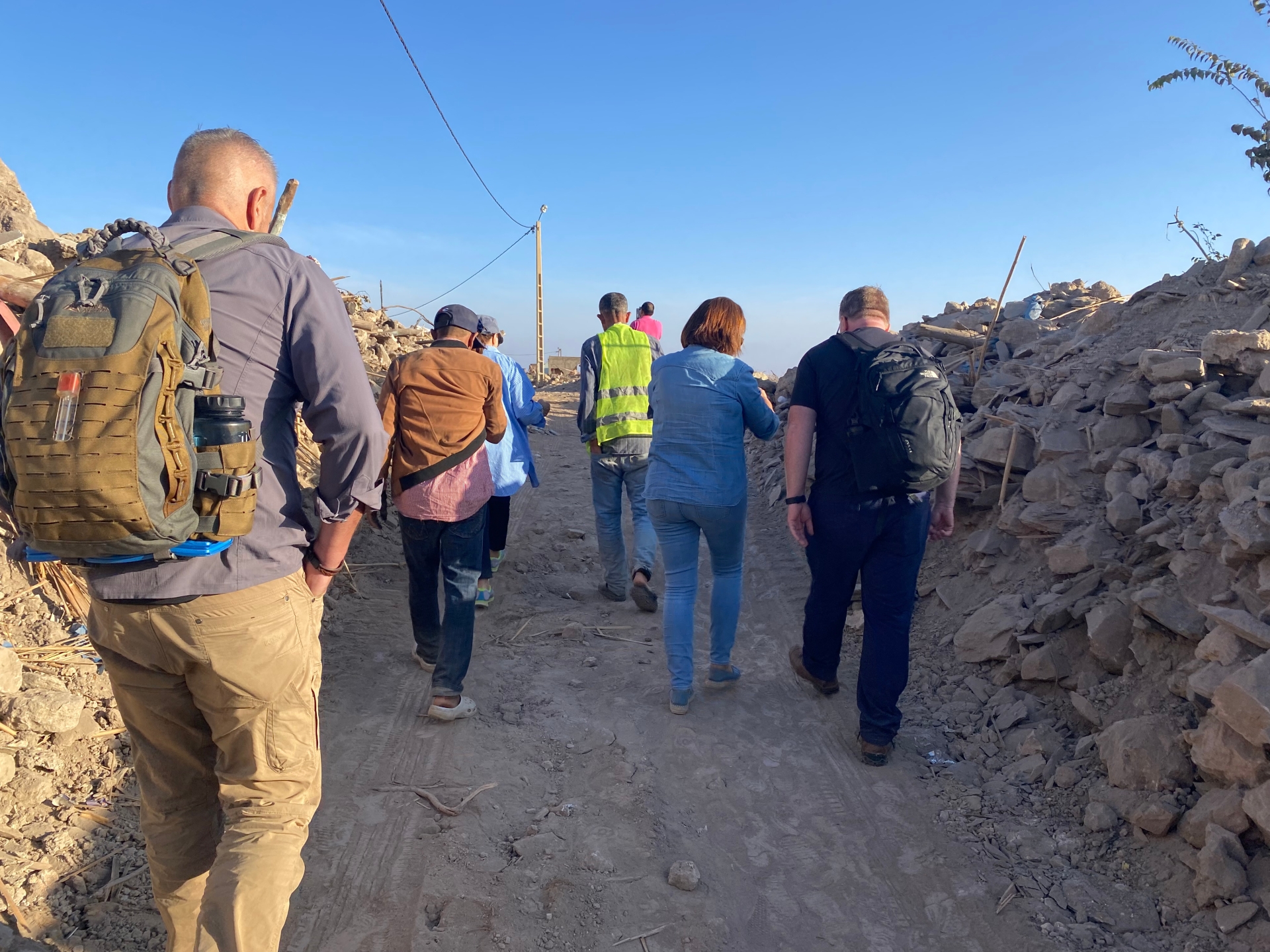 Scenes from Morocco following the earthquake as charities try to get aid through