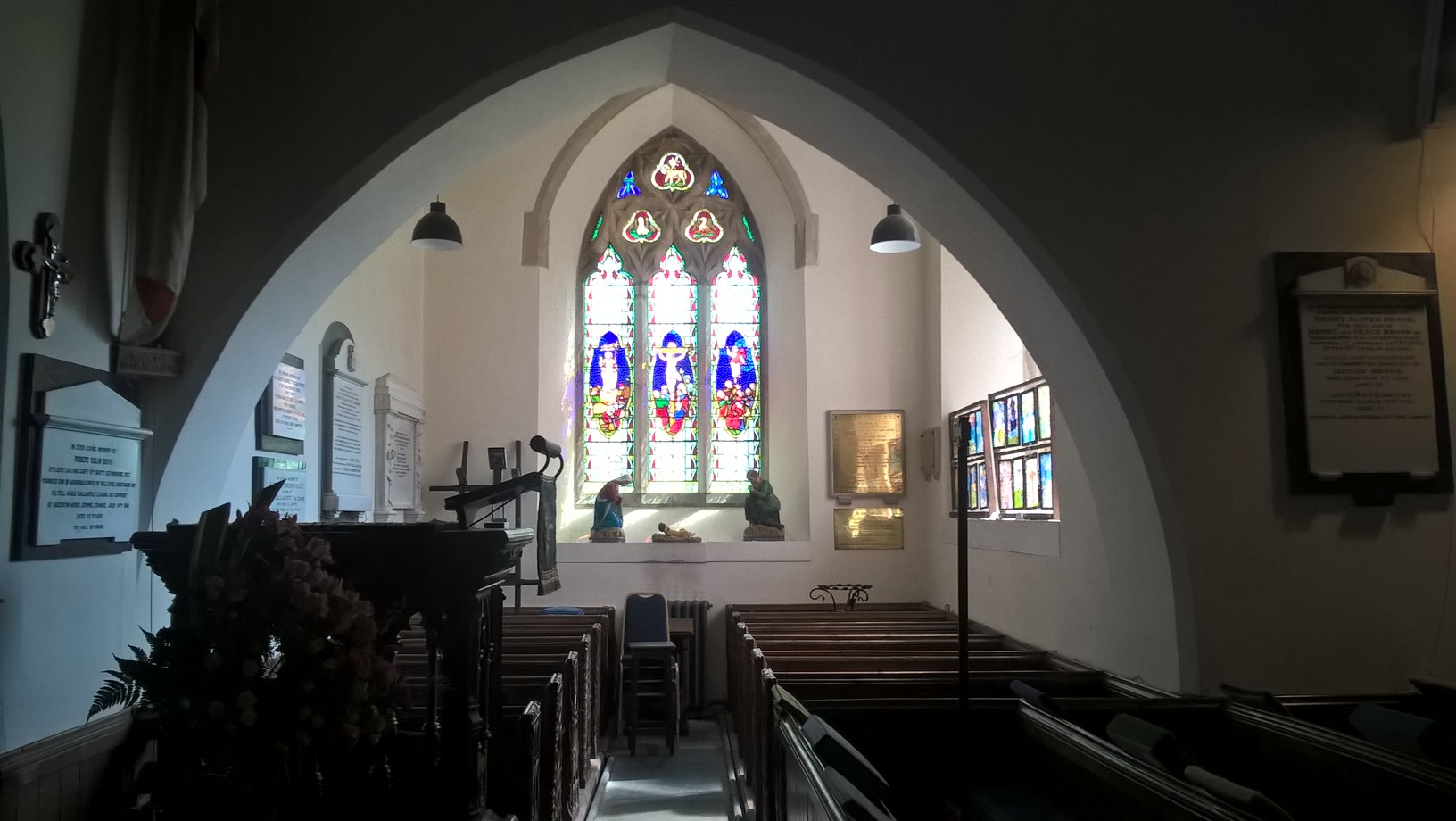 Abbotsham church South transept. Credit St Helen's PCC