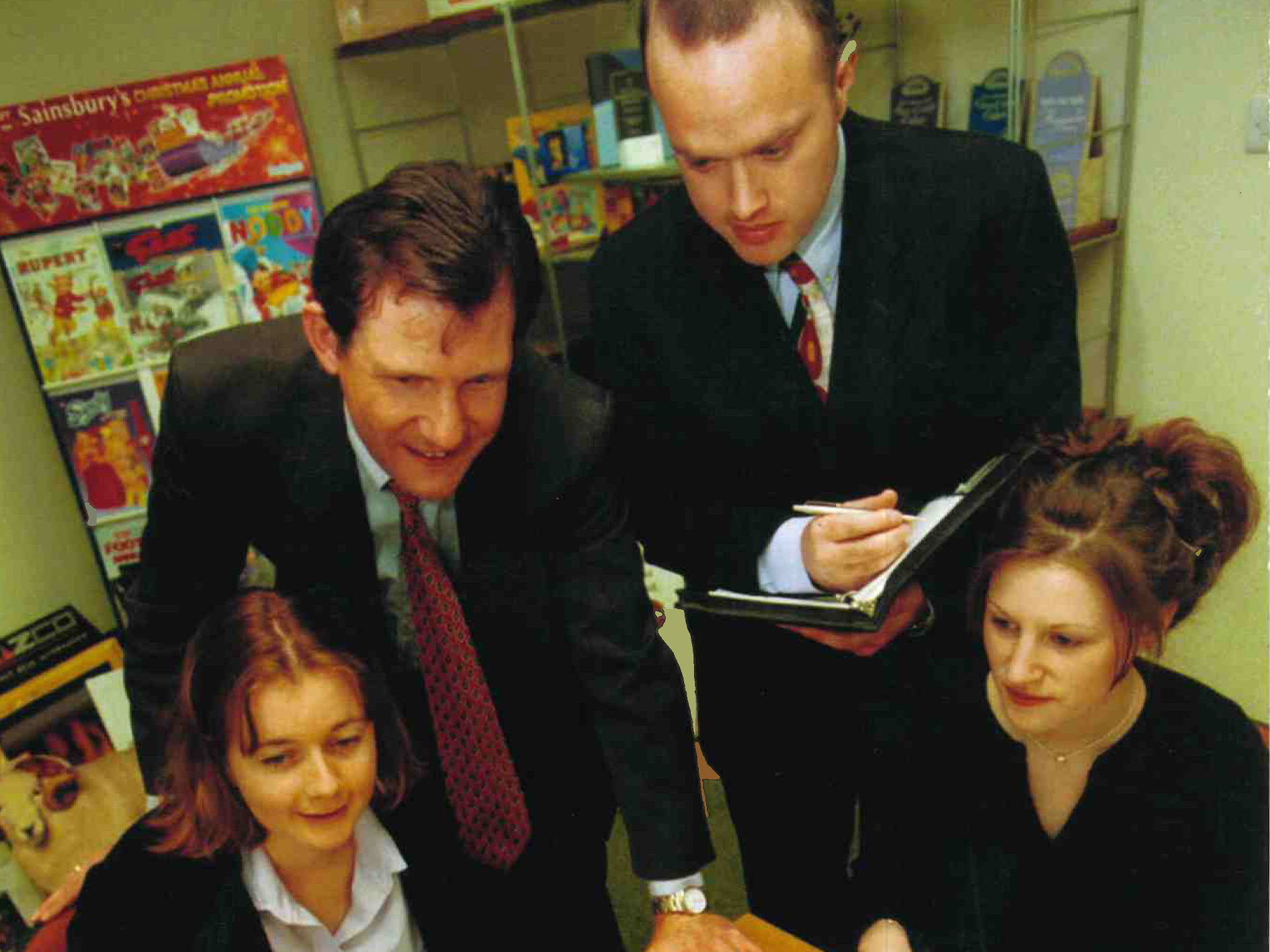 Staff back in the day at the old building