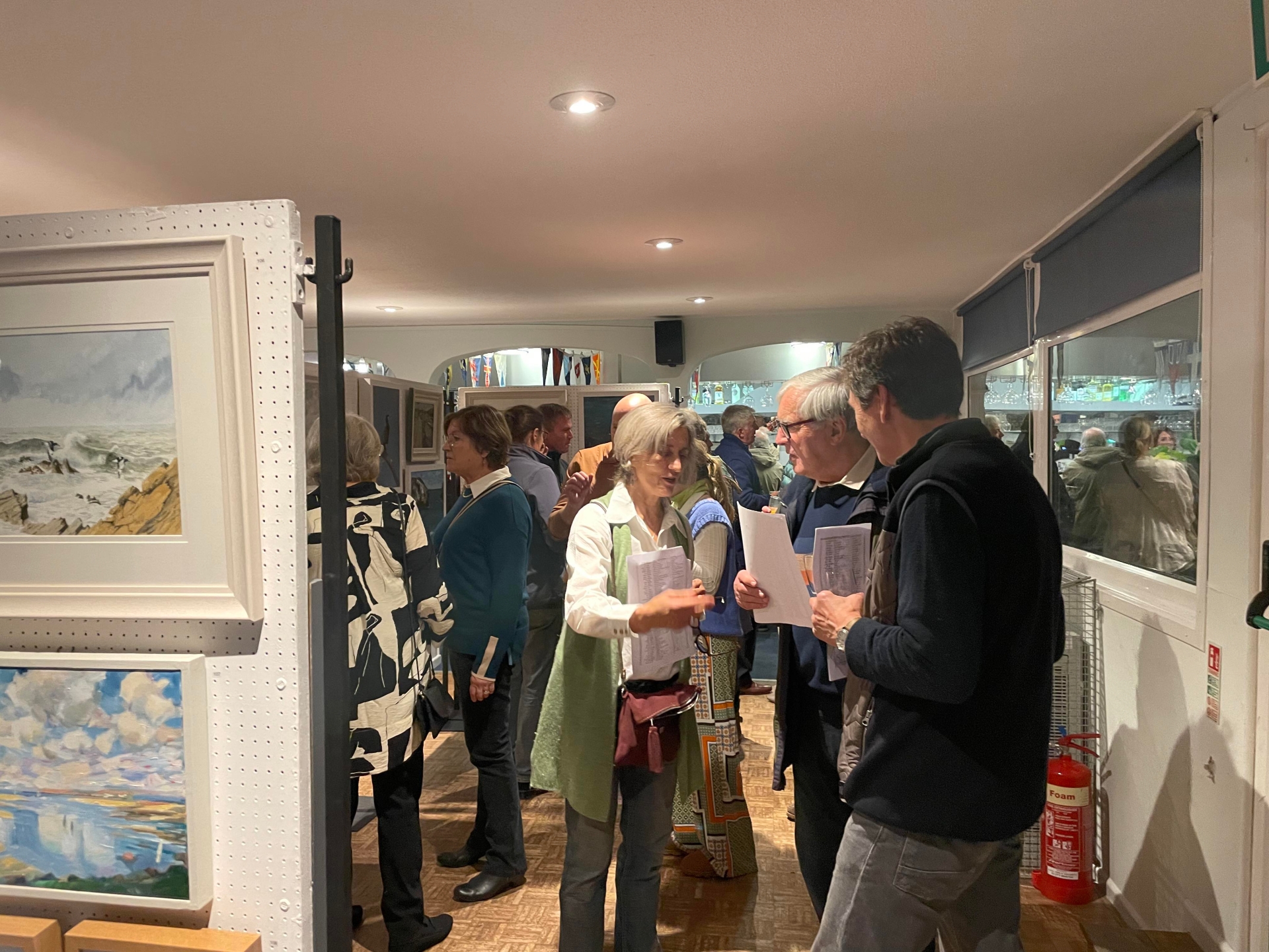 The Appledore RNLI Art Show sold more than £18,000 of art. Credit: RNLI/Sally Adamou