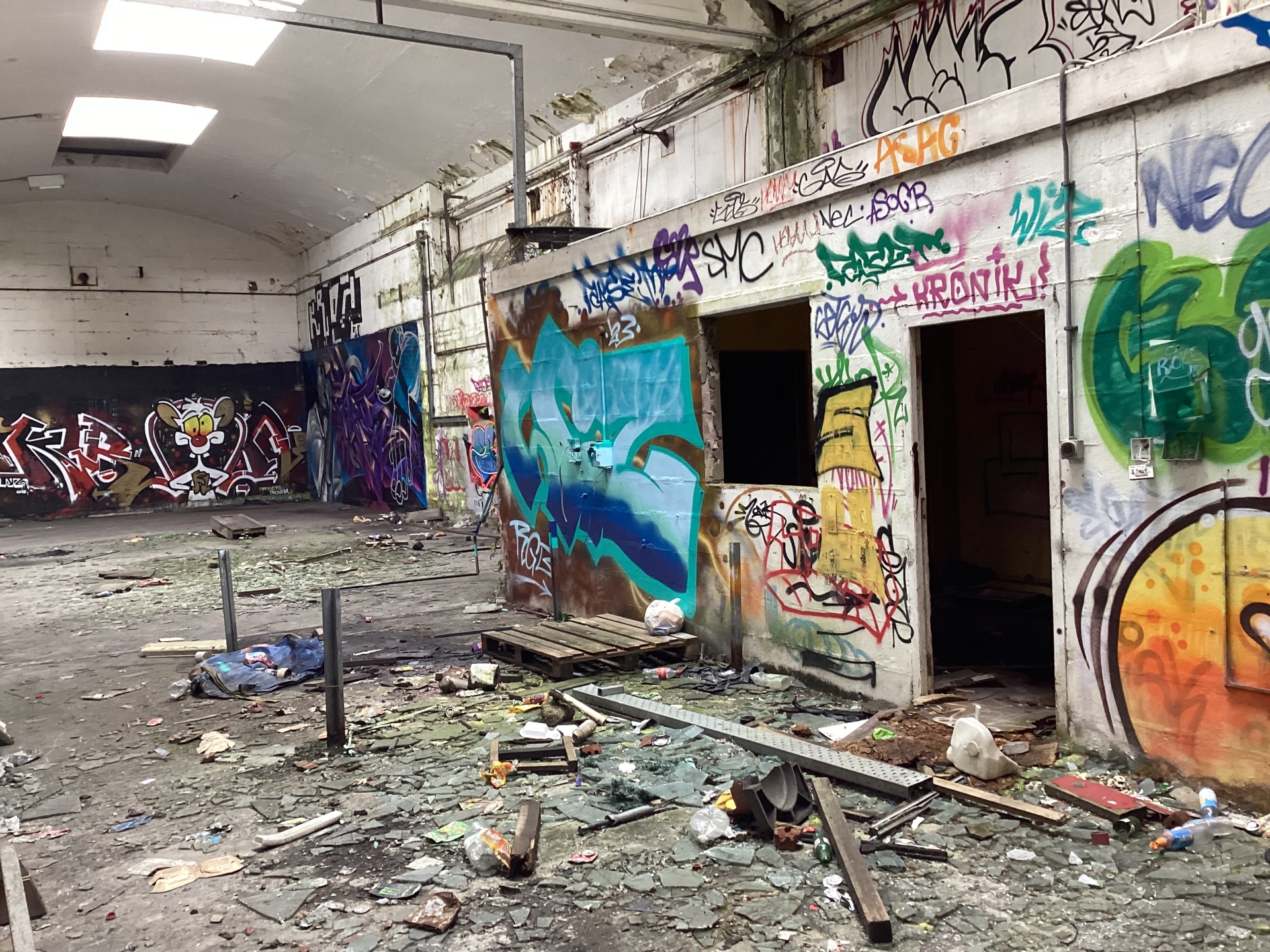 The site has become a magnet for anti-social behaviour