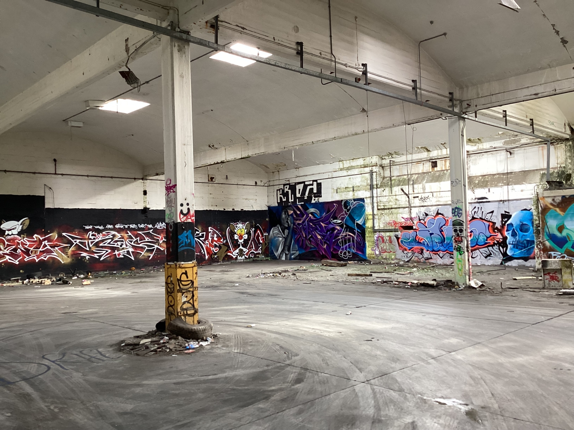 Inside the old Torrington Creamery