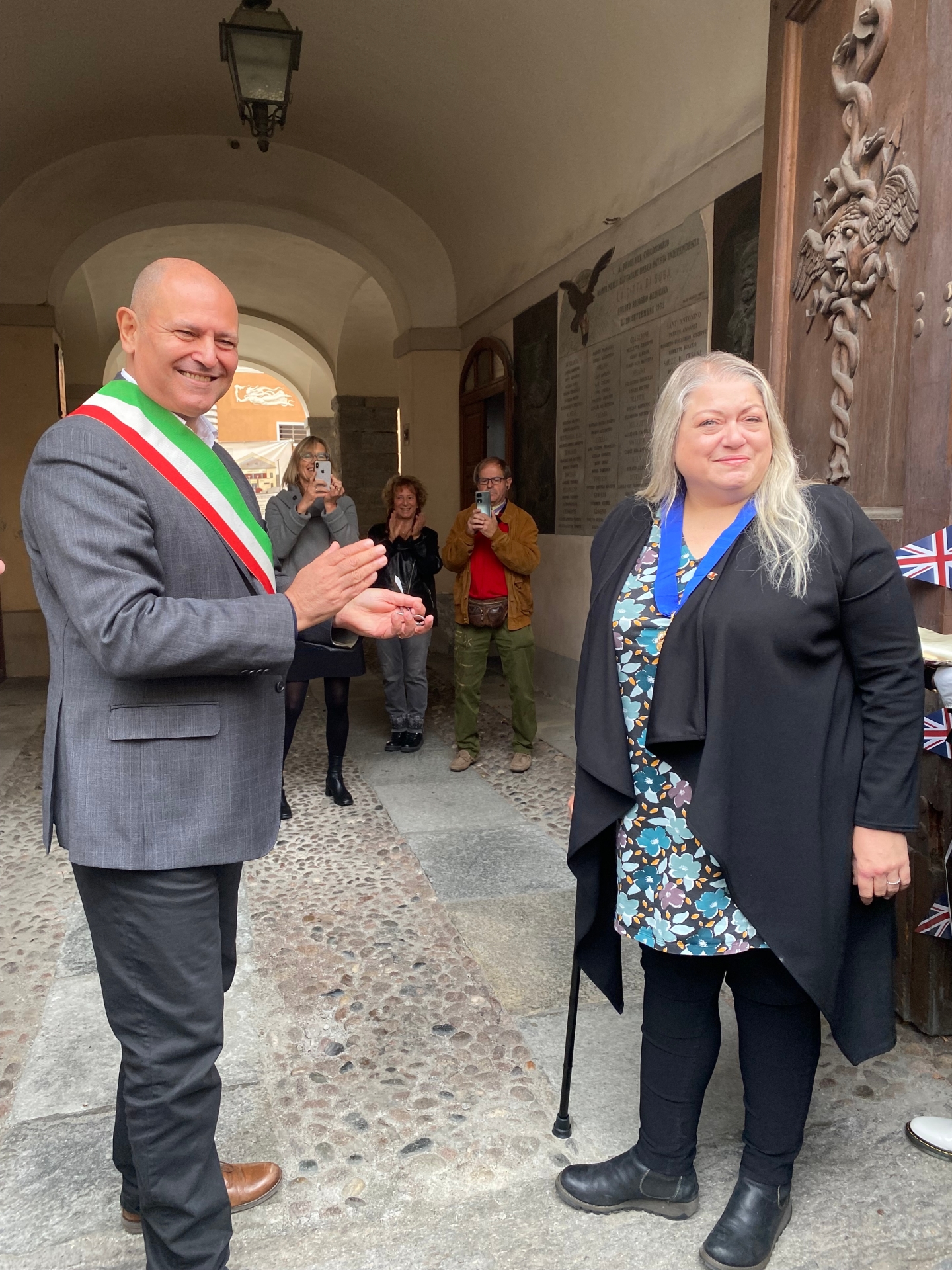 Susa Mayor Piero Genovese & Louisa York