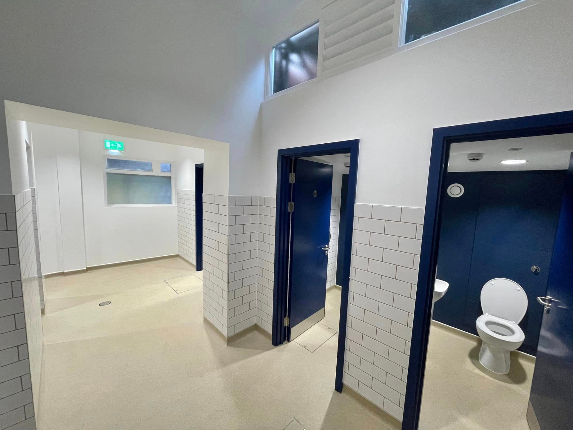 The new public toilets